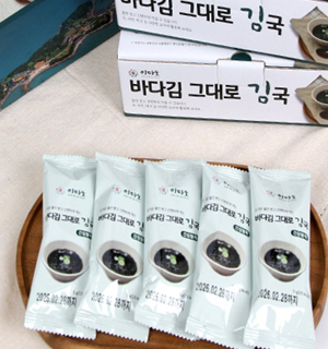 	[해남임하어촌계]바다김 그대로 김국